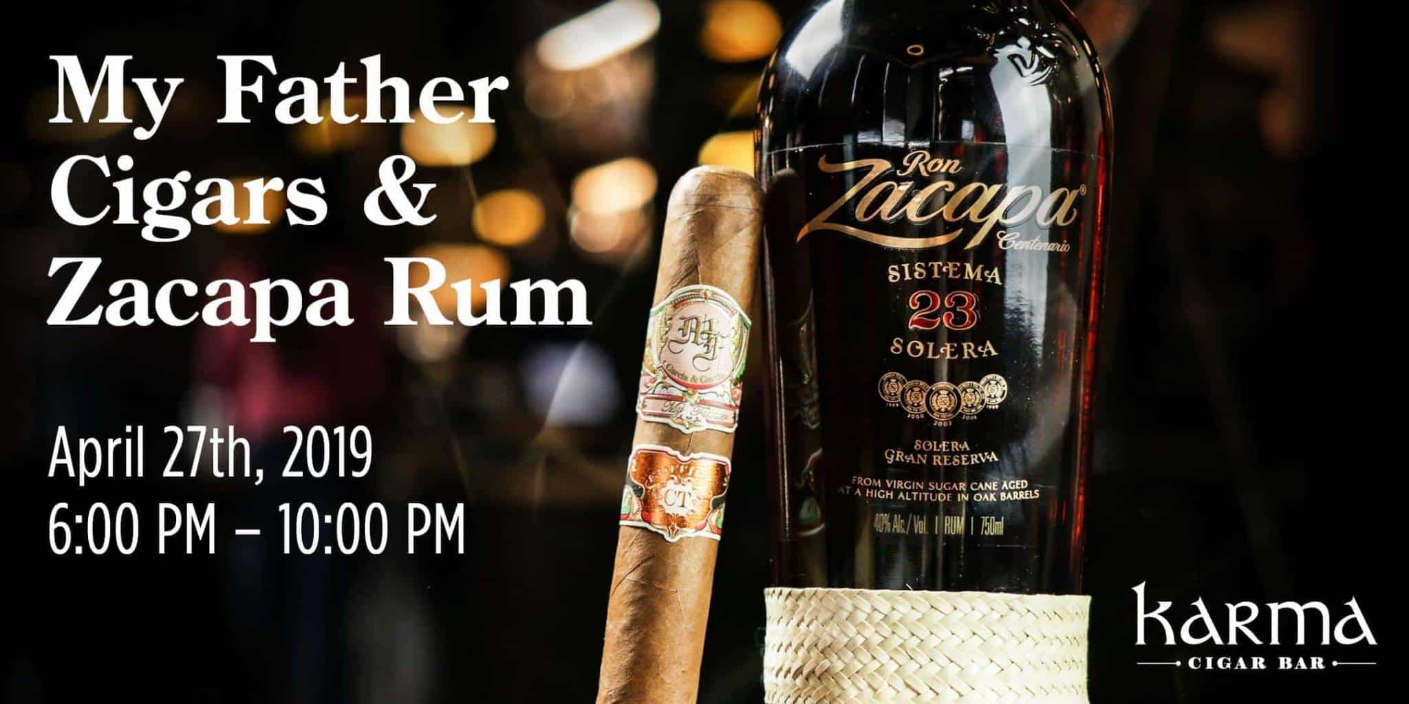 Dhiren’s Birthday Event: My Father, Tatuaje & Zacapa Rum