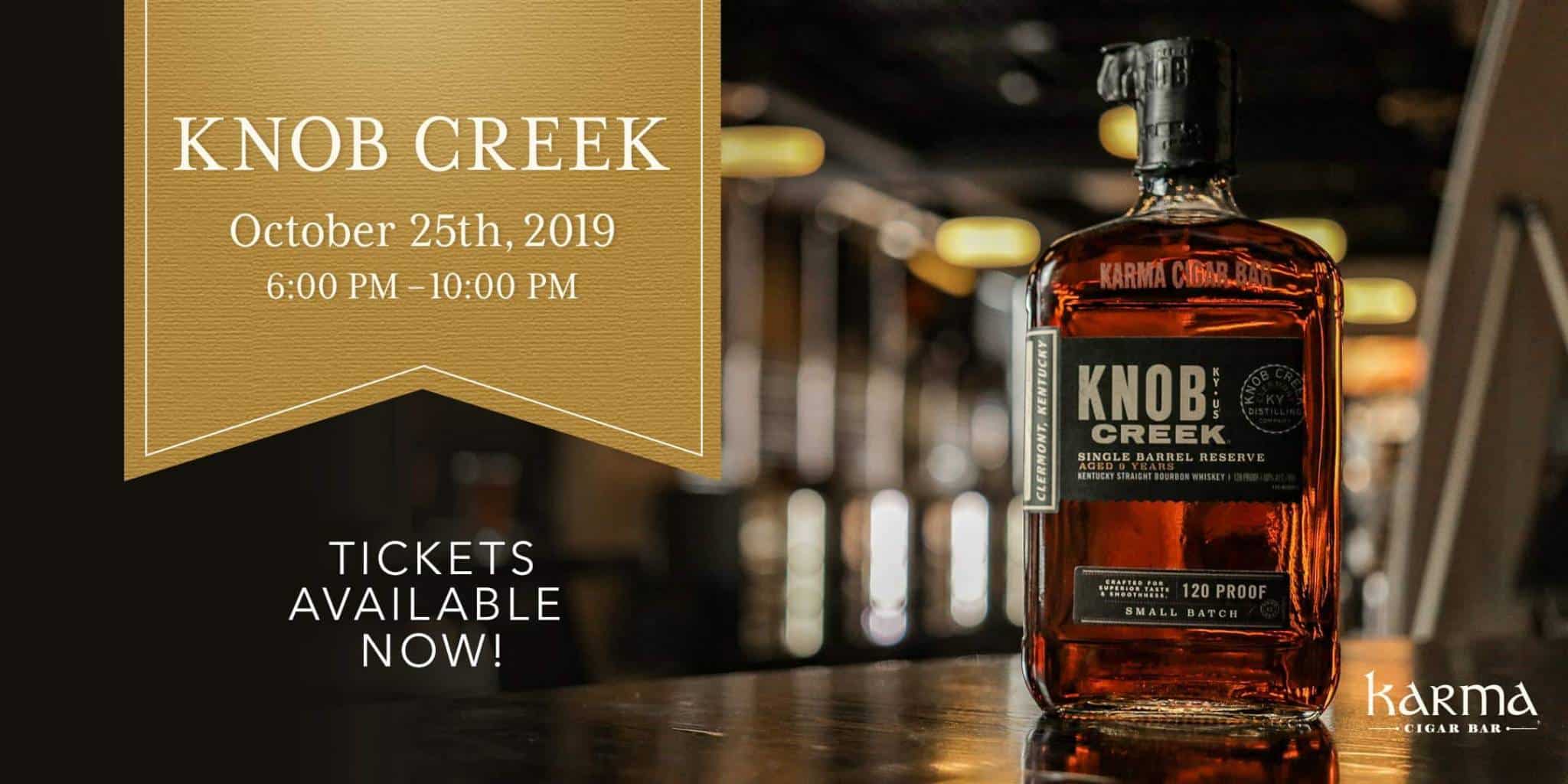 KARMA OCTOBER EVENT || DINNER feat. KNOB CREEK SINGLE BARREL RESERVE