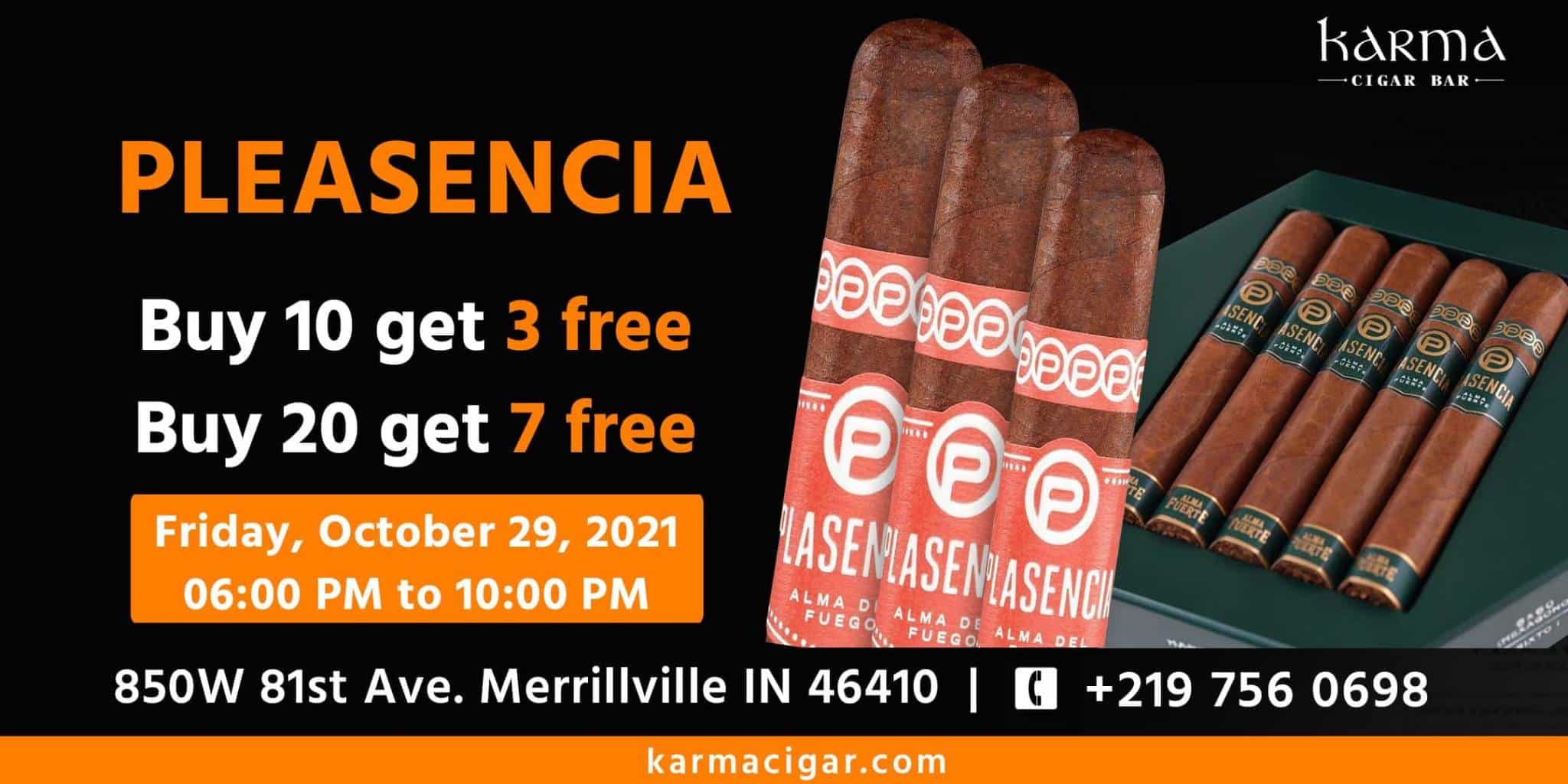 Plasencia Cigar and Bruichladdich Scotch Tasting Event