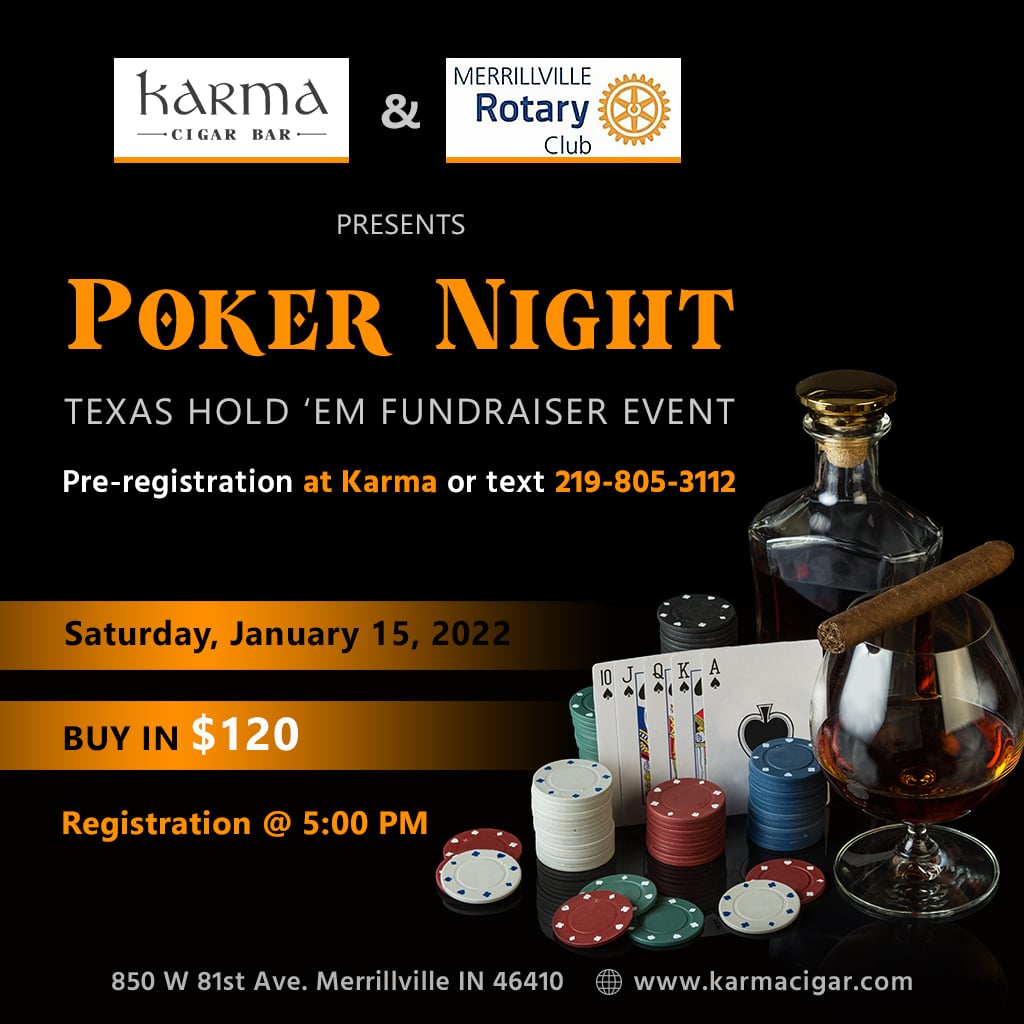 Poker Tournament Fundraiser at Karma!