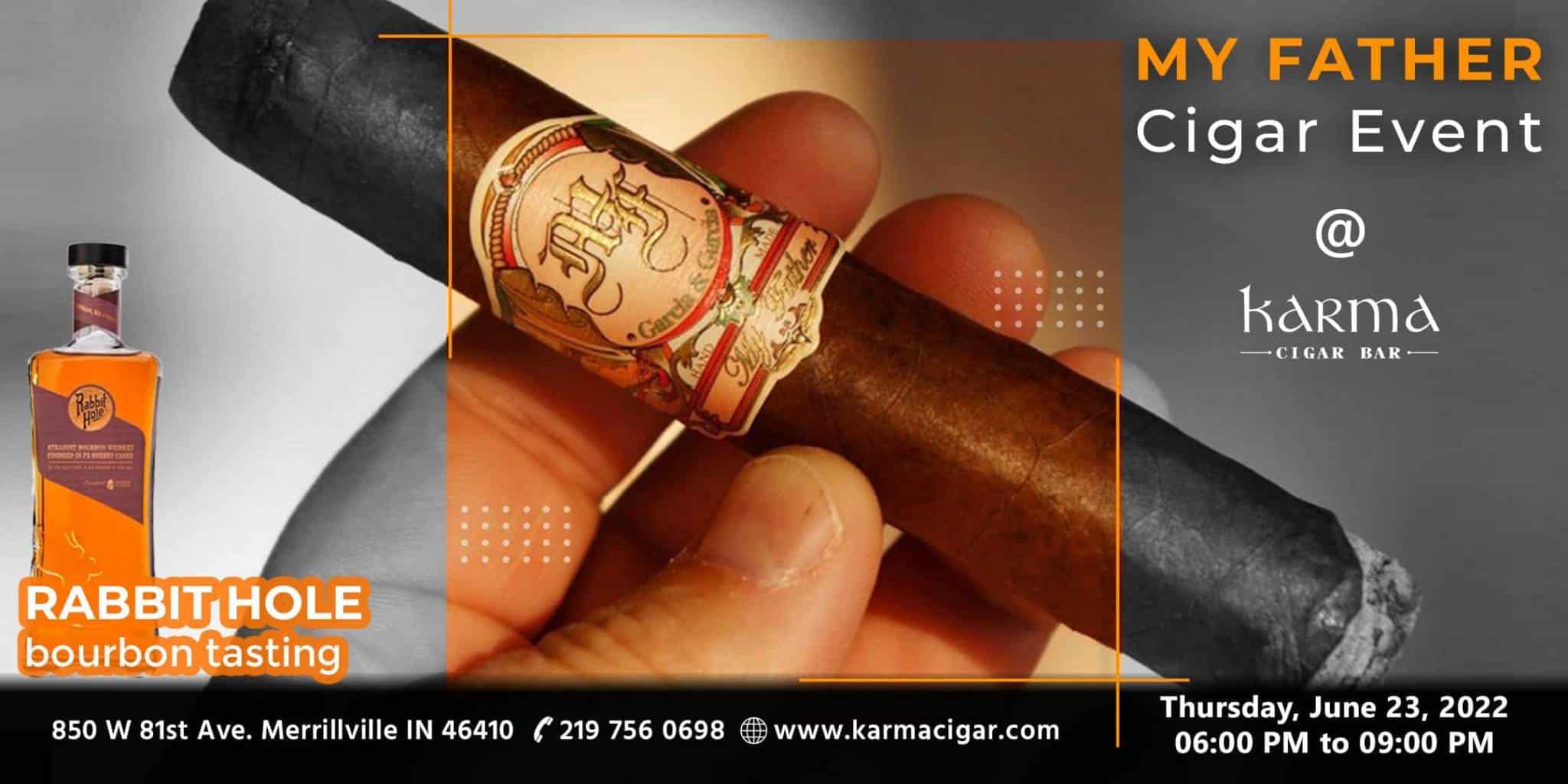 My Father Cigar & Rabbit Hole Bourbon Tasting Event