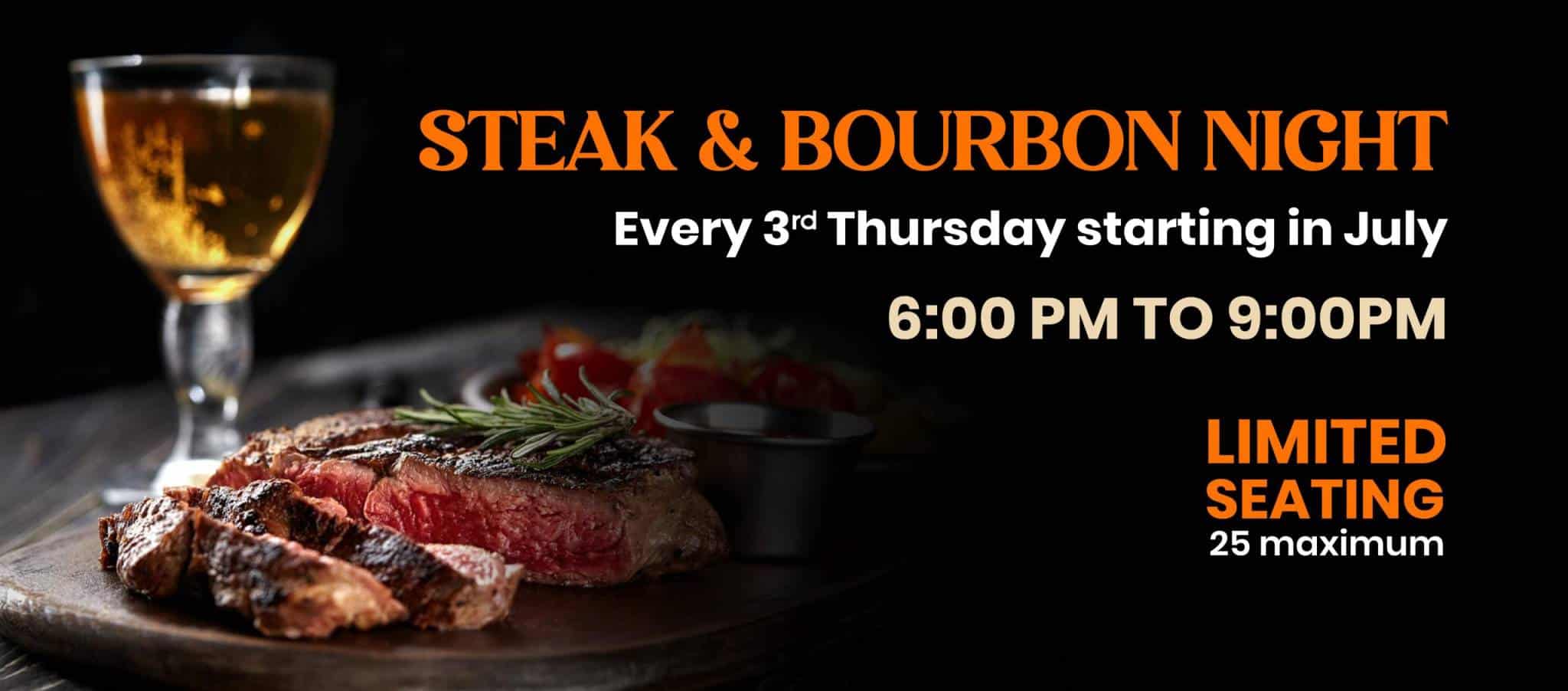 Steak & Bourbon Night at Karma Cigar Bar